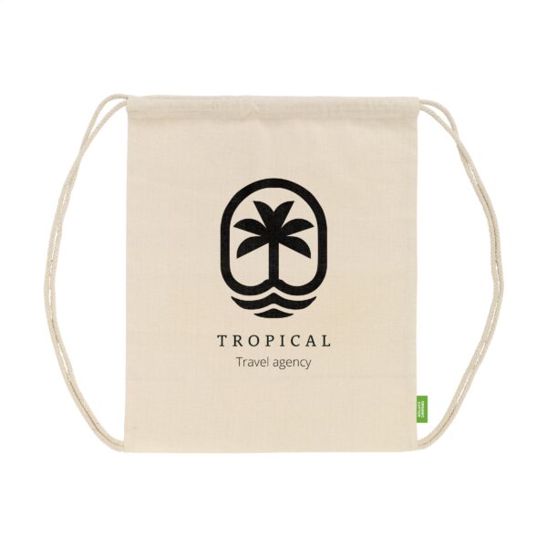 Organic Cotton GOTS Promo (140 g/m²) Rucksack – Bild 2