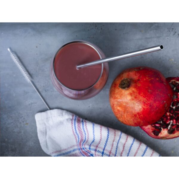 Reusable 1 piece ECO Straw Set Strohalme aus Edelstahl – Bild 3