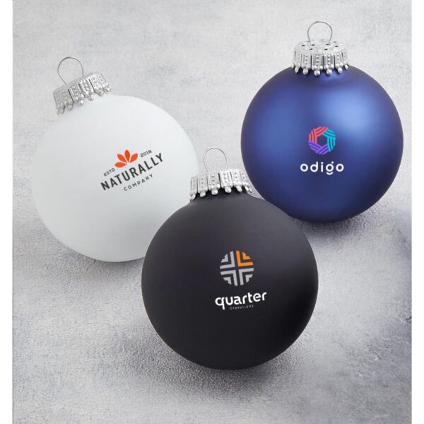 Weihnachtskugel Ø 6 cm - 4er Set - Made in Europe – Bild 3