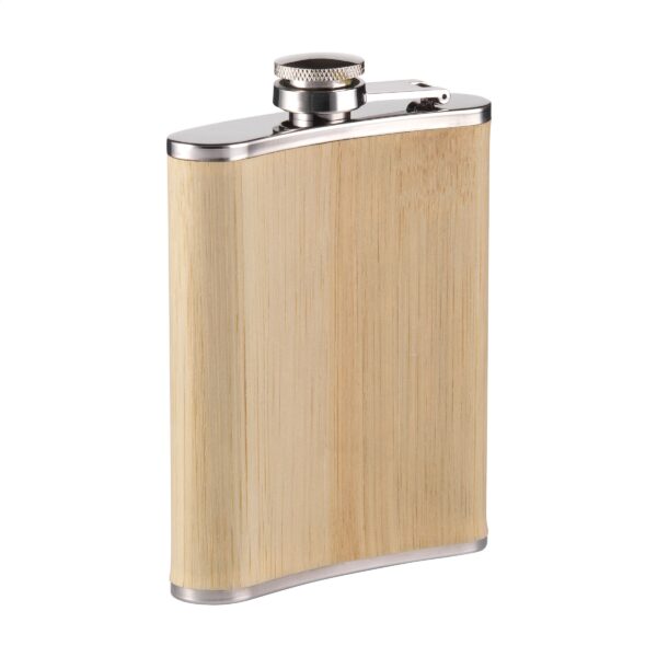 Hipflask Bamboo 200 ml Flachmann – Bild 2