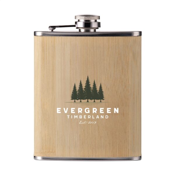Hipflask Bamboo 200 ml Flachmann – Bild 8