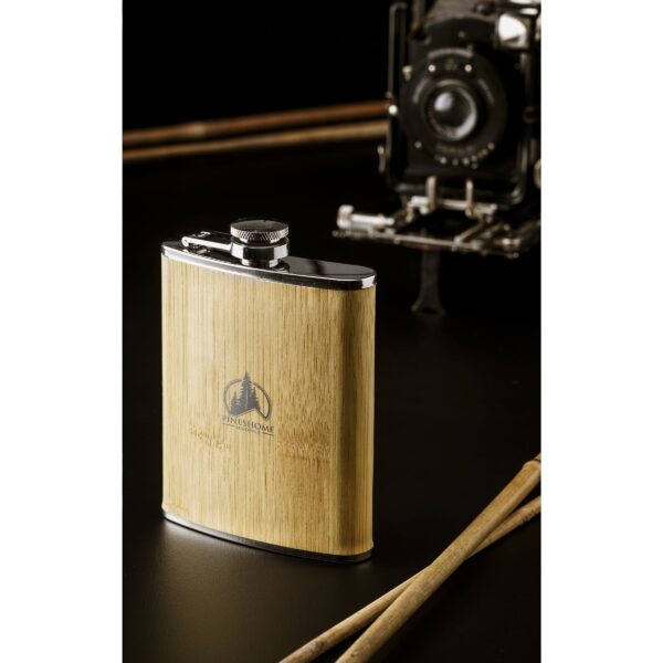 Hipflask Bamboo 200 ml Flachmann – Bild 7