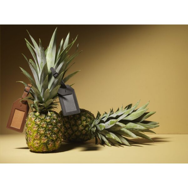 Vegan Pineapple Leather Luggage Tag – Bild 4
