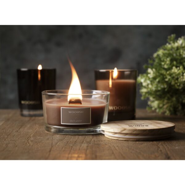 Wooosh Flame Scented Candle Dark Amber – Bild 7
