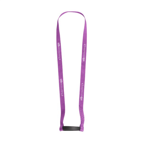 Lanyard Sublimation RPET 1,5 cm mit Getränkehalter – Bild 4