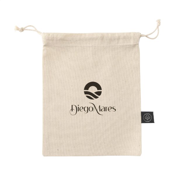 Gift Pouch Naturel GRS Recycled Cotton (150 g/m²) S – Bild 7
