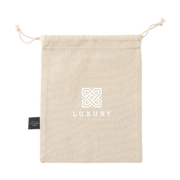 Gift Pouch Naturel GRS Recycled Cotton (150 g/m²) S – Bild 2