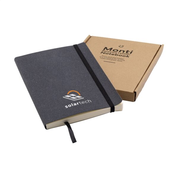 Monti Recycled Leather Notebook A5 Notizbuch – Bild 4