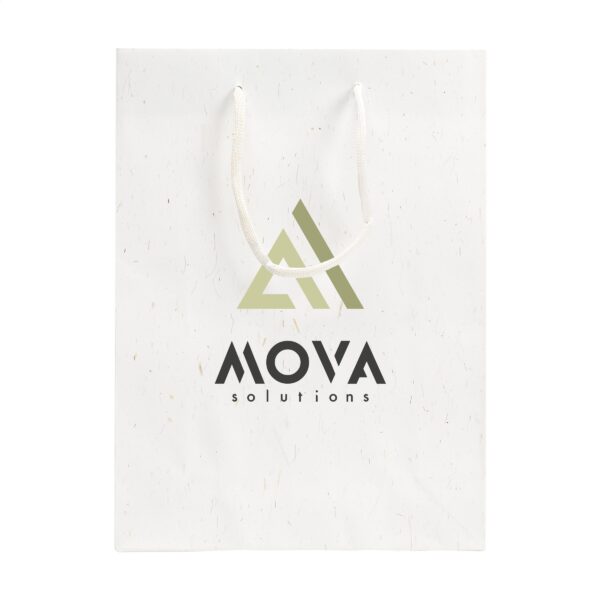 Leaf It Bag recycelt mit Strohfasern (180 g/m²) M – Bild 3