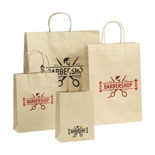 Leaf It Bag aus recyceltem Graspapier (120 g/m²) L – Bild 2