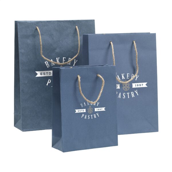 Leaf It Bag recycelt mit Jeansfasern (180 g/m²) L – Bild 2