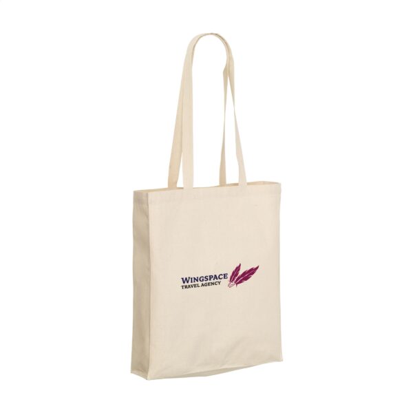 Natural Square Bag (165 g/m²) Baumwolltasche – Bild 4