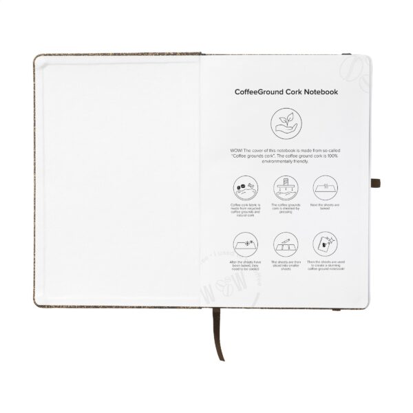 CoffeeGround Cork Notebook A5 – Bild 4