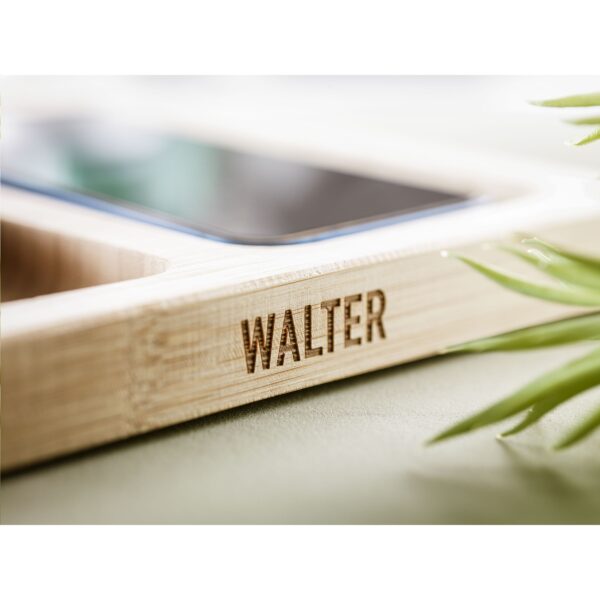 Walter Bamboo Single Dock 15W Organizer und Ladegerät – Bild 3