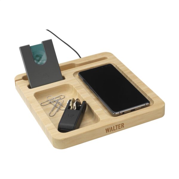 Walter Bamboo Single Dock 15W Organizer und Ladegerät – Bild 4