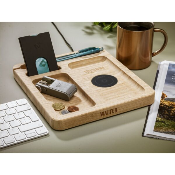 Walter Bamboo Single Dock 15W Organizer und Ladegerät – Bild 6