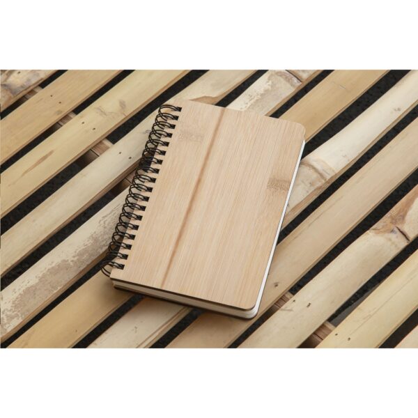 Notebook made from Stonewaste-Bamboo A6 Notizbuch – Bild 4