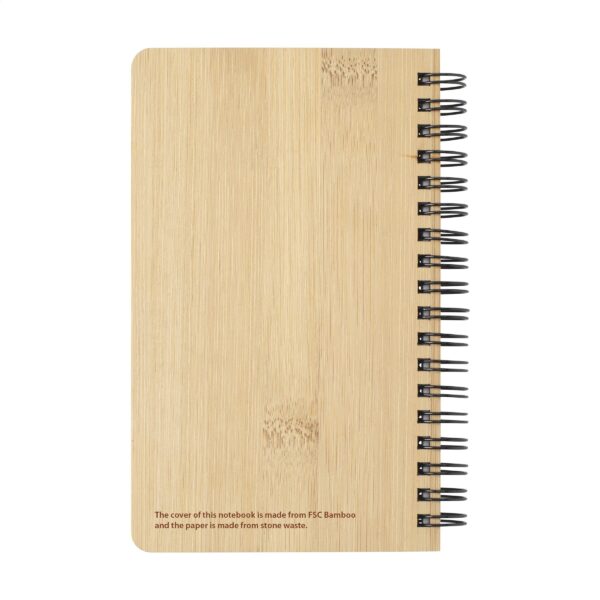 Notebook made from Stonewaste-Bamboo A6 Notizbuch – Bild 5