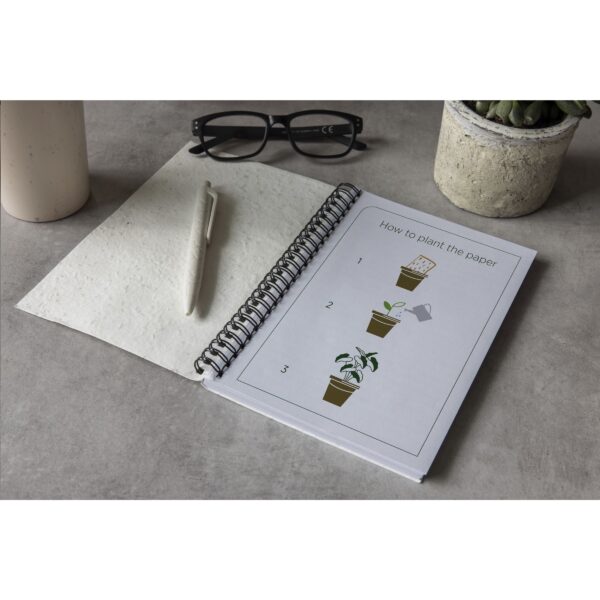 Seed Paper Notebook A5 Notizbuch – Bild 4