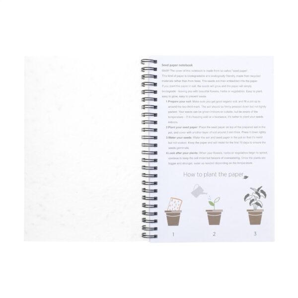 Seed Paper Notebook A5 Notizbuch – Bild 6