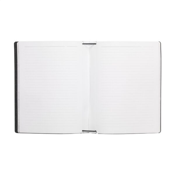 Recycled Leather Refillable Notebook A5 Notizbuch – Bild 2