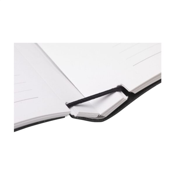 Recycled Leather Refillable Notebook A5 Notizbuch – Bild 5