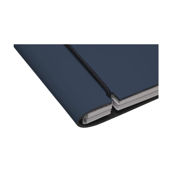 Recycled Leather Refillable Notebook A5 Notizbuch – Bild 6