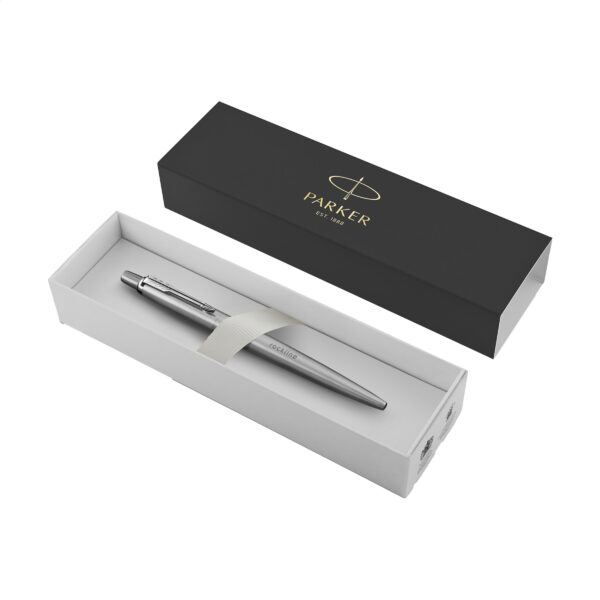 Parker Jotter Edelstahl Kugelschreiber-blau – Bild 4