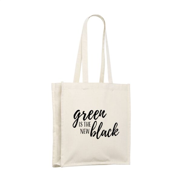 Canvas Shopper lange Henkel (270 g/m²) Tasche – Bild 2
