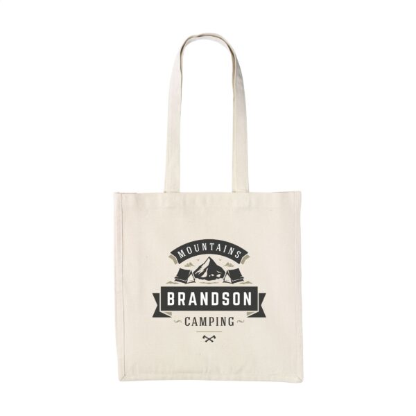 Canvas Shopper lange Henkel (270 g/m²) Tasche – Bild 5